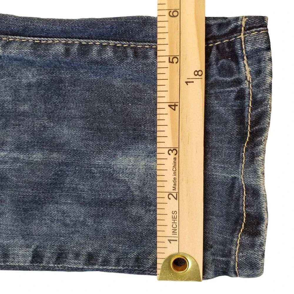 Decree Junior’s Distressed Holes Jeans‎ Super Skinny Stone Washed Stretchy SZ 13
